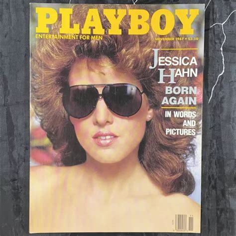 PLAYBOY NOVEMBER 1987 Jessica Hahn NUDE Pam Stein Daniel Ortega