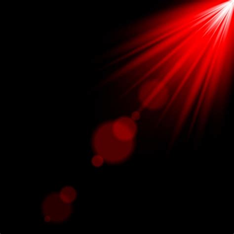 Premium Vector Sunlight Lens Flare Red Light Effect Spotlight
