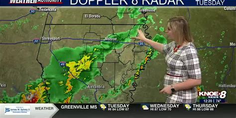 Knoe Tuesday Afternoon Forecast With Meteorologist Lucy Doll