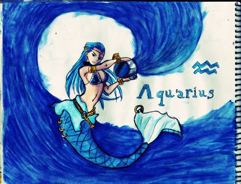 Aquarius Drawing Fairy Tail By Guillermoantil On Deviantart