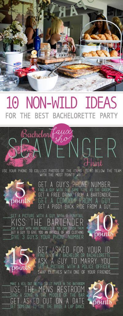 Your girlfriend is about to get married soon and you have been put in charge to plan the bachelorette party. 10 "Non-Wild" Ideas for the Best Bachelorette Party