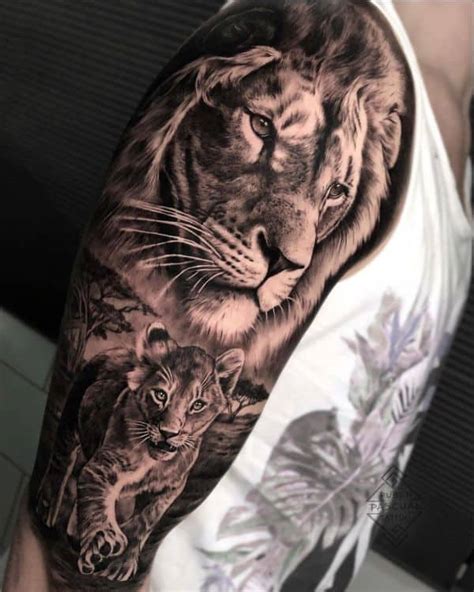 Lion Head Tattoos Mens Lion Tattoo Lion Tattoo