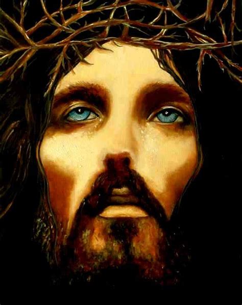 Blue Eyed Jesus Jesus Art Jesus Art Paintings Jesus Painting
