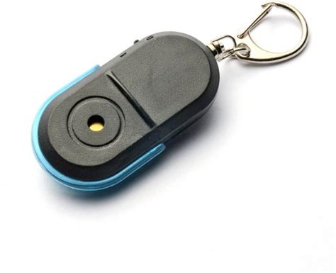 Key Lost Finder Anti Lost Alarm Whistle Sound Led Light Locator Finder