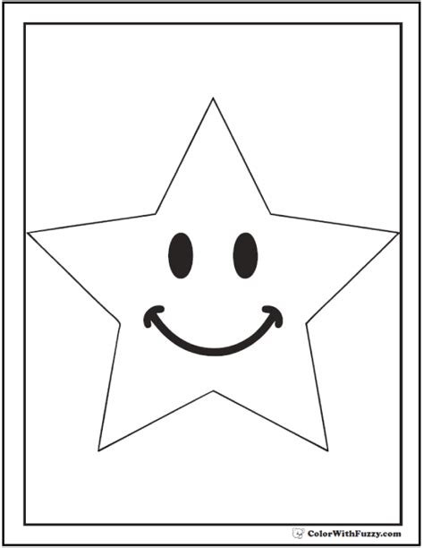 Free printable stars of various sizes to color and use for crafts and other learning activities. 60 Star Coloring Pages Customize And Print Ad-free PDF