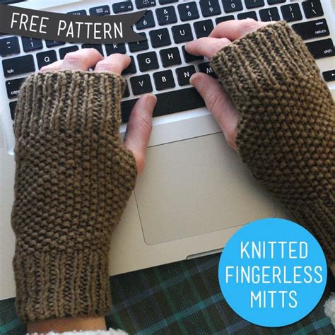 Ch 9, sc in 2nd ch from hook. Knitted Fingerless Mitts · How To Make Fingerless Gloves · Knitting on Cut Out + Keep