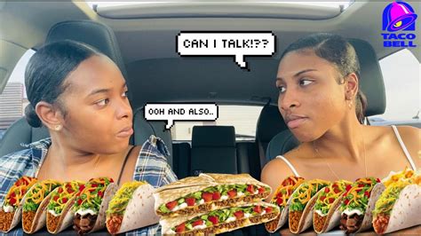 Talking Over My Wife Every Time She Talks Taco Bell Mukbang I Felt Bad Prank Youtube