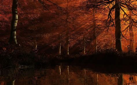 Dark Autumn Wallpapers Top Free Dark Autumn Backgrounds Wallpaperaccess