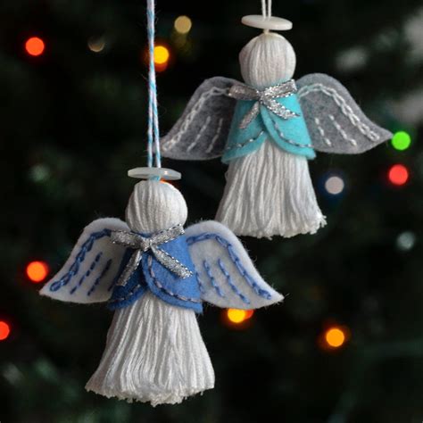Angel Ornament Pattern Betz White Felt Christmas Ornaments Angel