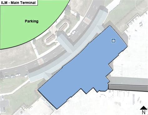Wilmington Ilm Airport Terminal Map