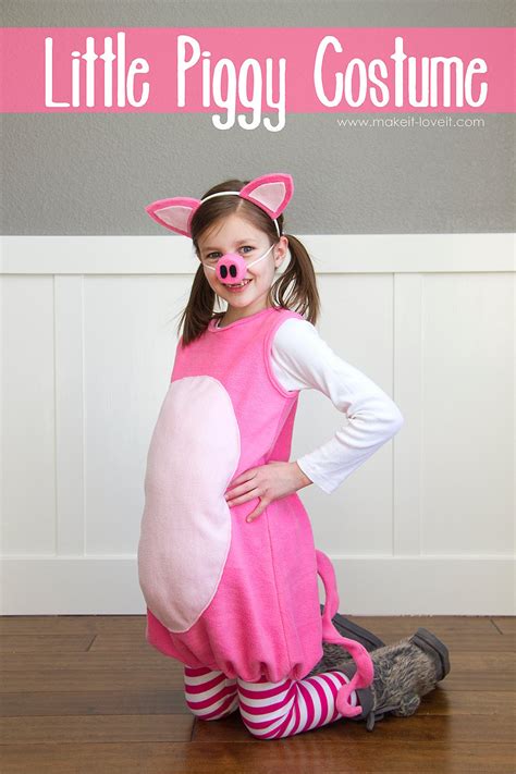 Costume De Petit Cochon Avec Oreilles Et Museau Make It And Love It