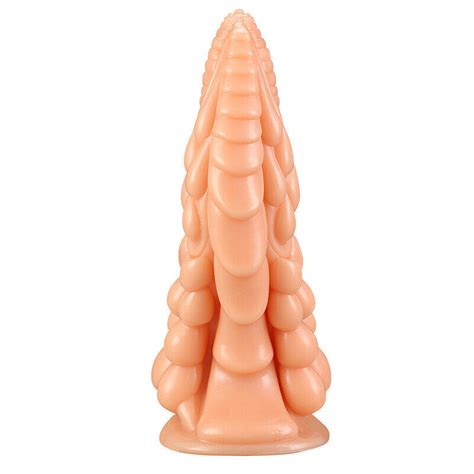 37 Thick Wide Alien Ribbed Dildo Dong Anal Butt Plug Masturbator Ass Sex Toy Ebay