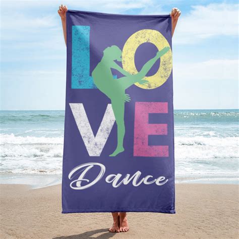 Dance Towel Dance Beach Towel Dancers Towel Ballet Towel Etsy
