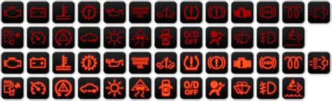 vehicle warning indicators