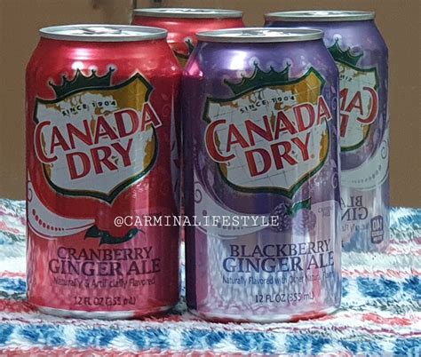 Limited Edition Canada Dry Ginger Ale Cranberry and Blueberry