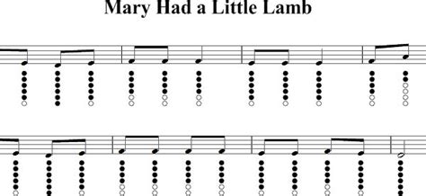 Below is a low resolution version of mary had a little lamb for online viewing. Mary Had a Little Lamb Sheet Music for Tin Whistle | Flute ...