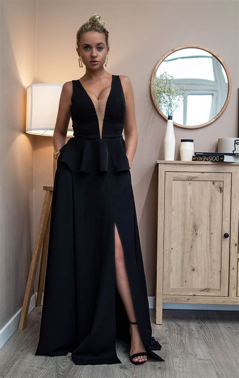 Черное платье вечернее Formal dresses long Dresses Fashion