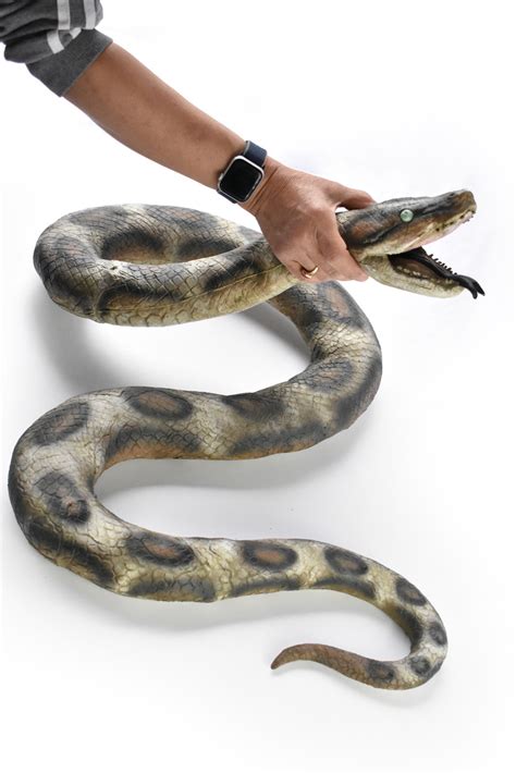 Snake Giant Emerald Anaconda Foam Filled Latex Rubber Reptile