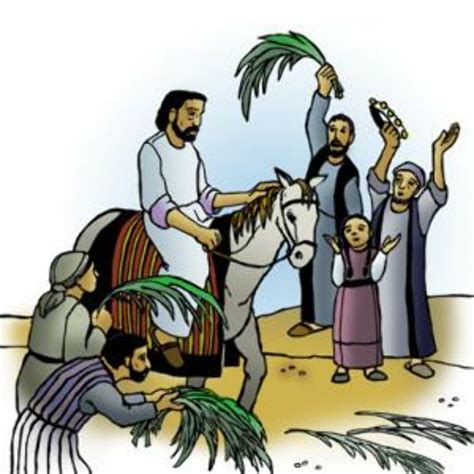 Download High Quality Palm Sunday Clipart Triumphal Entry Transparent
