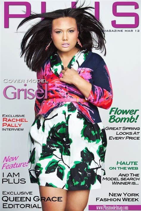 Plus Model Magazine March 2012 Issue Plus Size Featuring Griselangel