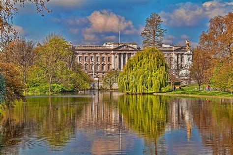 It is the setting for spectacular pageants, like trooping the colour, surrounded by some of the country's most famous landmarks including westminster, st james's palace, buckingham palace. "Buckingham Palace. View from St James Park. London" by ...