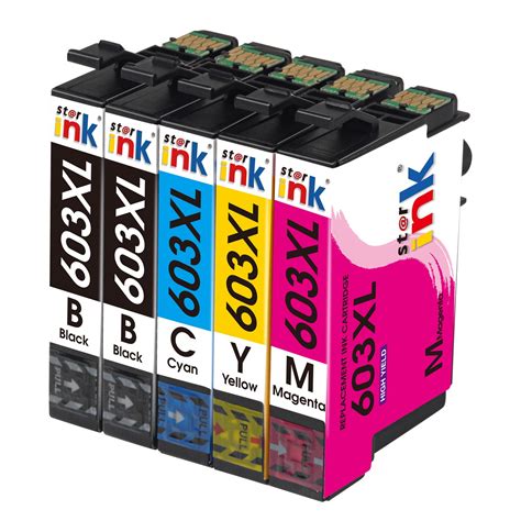 Starink Compatible Ink Cartridge Epson 603xl Bk、603xl C、603xl M、603xl Y