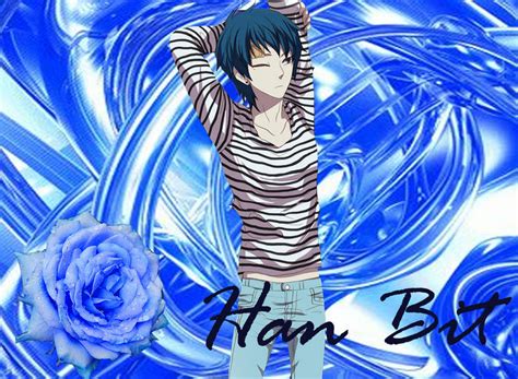 Cute Cool Anime Boy Character With Blue Hair By Dollhayden120 On Deviantart