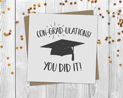 Graduation Card Congratulations On Your Graduation Card Etsy New