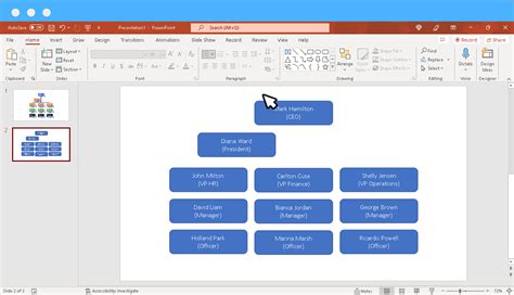 How To Insert A Org Chart In Powerpoint Printable Templates