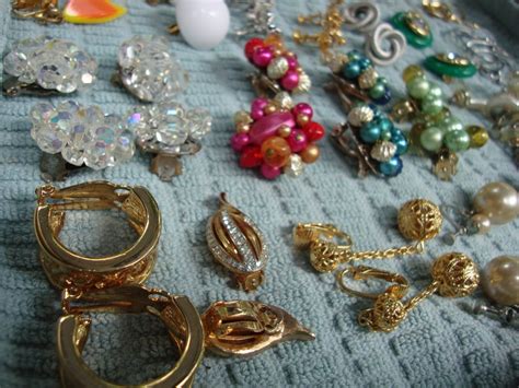 Vintage Jewelry Lot Close Up Sold Jewelry Vintage Jewelry