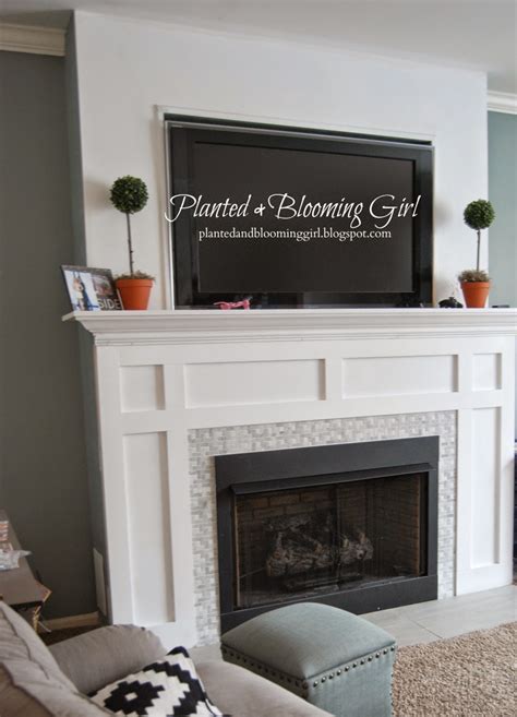Planted And Blooming Girl Diy Fireplace Surround