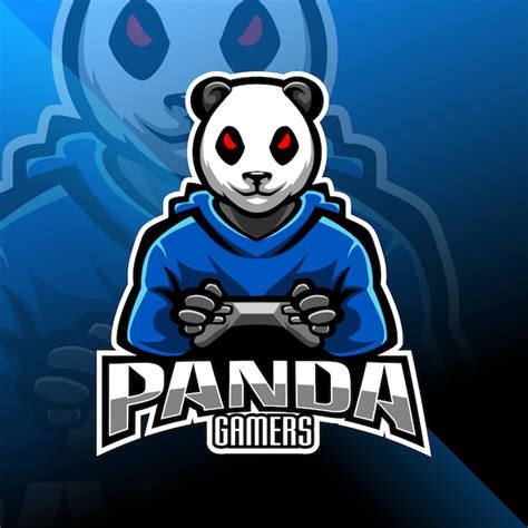 Premium Vector Panda Gamers Esport Mascot Logo