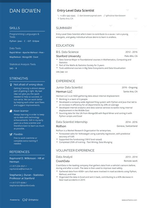 8 Data Scientist Resume Examples Guide For 2023