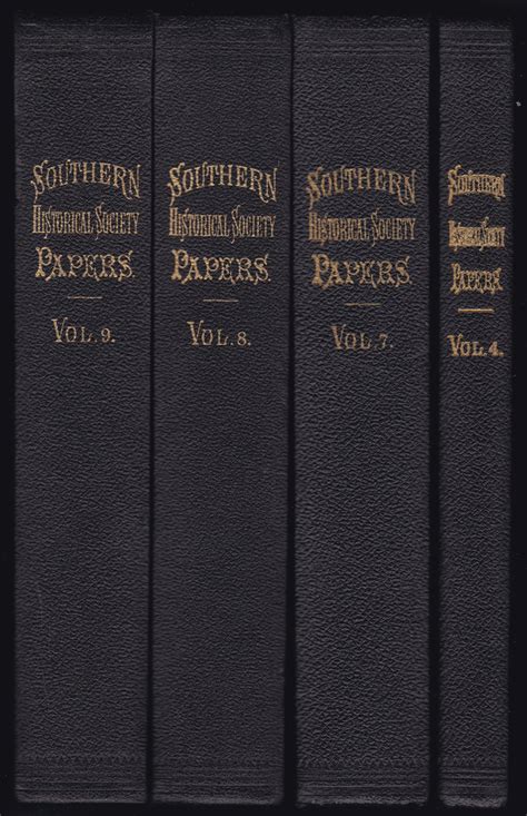 4 Volumes Of The Southern Historical Society Papers Vols 4 7 8 9