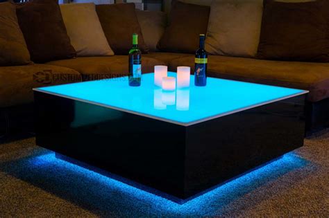 Nightclub And Bar Furniture And Led Lighted Coffee Tables Cubix Series