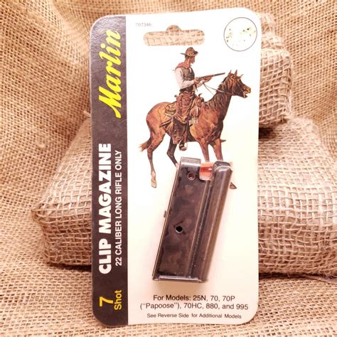 Marlin Model 70 7 Round Clip Magazine 22 Lr Fits Marlin 25n 70p