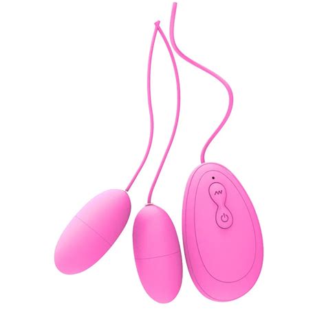 20 Speed Double Vibrating Eggs Remote Control Bullet Vibrator Powerful