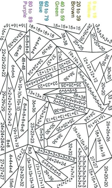 Math Coloring Pages 8th Grade Coloring Book
