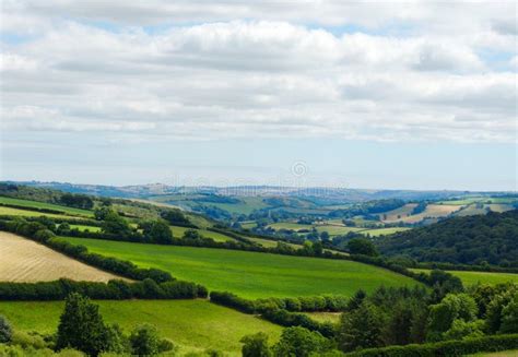 Sunny British Countryside View Photography Stock Photo Image Of