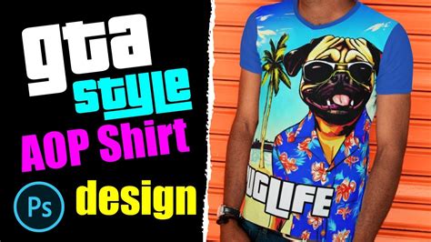 Create Grand Theft Auto Artwork Style For Aop T Shirt Designs Youtube
