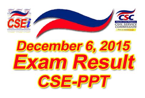 Civil Service Exam PH December Exam Results CSE PPT Professional And Sub Professional