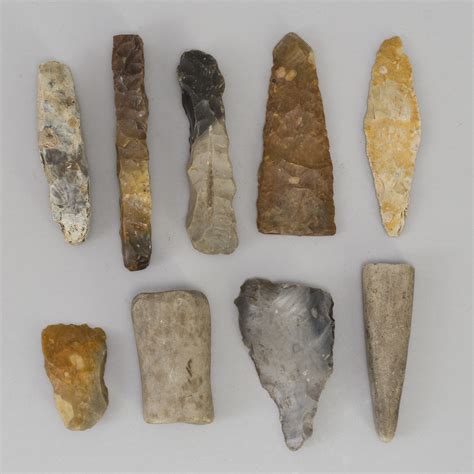 Flint Objects 9 Stone Age Bukowskis