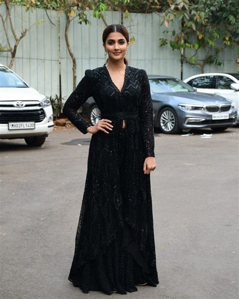 Pooja Hegde Exudes Glamour In A Black Palazzo Set For Cirkus Promotions