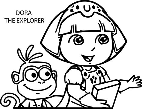 Dora The Explorer Coloring Page 07 02 2016 211604 - Wecoloringpage.com