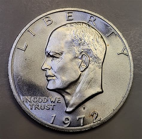 1972 S Silver Eisenhower Dollar Ms 65 Gem For Sale Buy Now Online