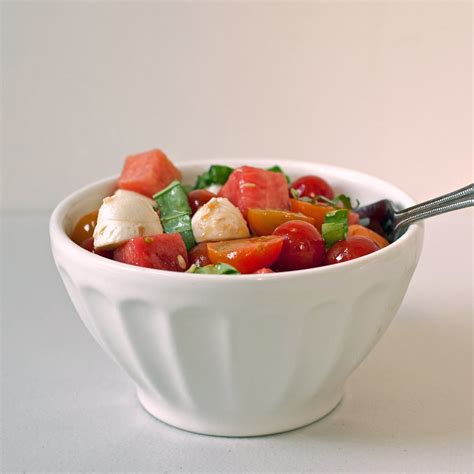 Watermelon Caprese Salad No Cook Dinner Recipes Popsugar Fitness