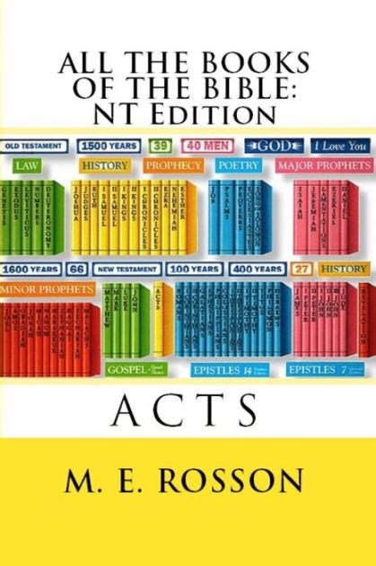 All The Books Of The Bible Nt Edition Acts By M E Rosson Paperback