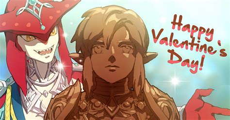 The Legend Of Zelda Breath Of The Wild Linkmipha Happy Valentines