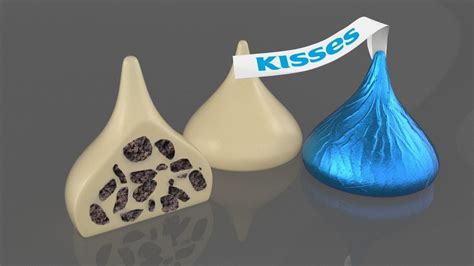 Hershey Kisses White Chocolate 3d Model Cgtrader