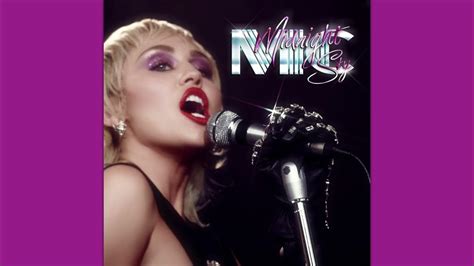 Miley Cyrus Midnight Sky Youtube